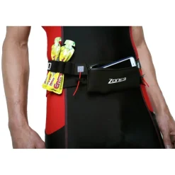 Zone3 Endurance Neoprene Nummer Riem - zwart/wit/goud