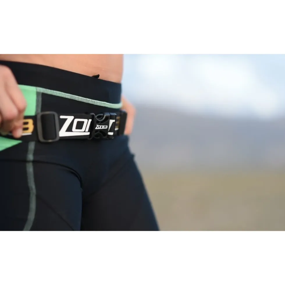 Zone3 Endurance Nummer Riem - zwart/wit/goud