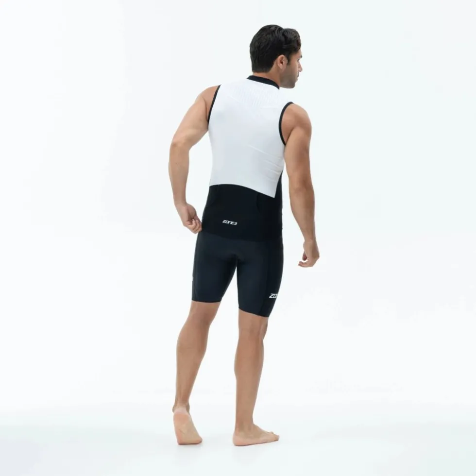 Zone3 Lava Long Distance Tri Tank Heren - zwart/wit/rood