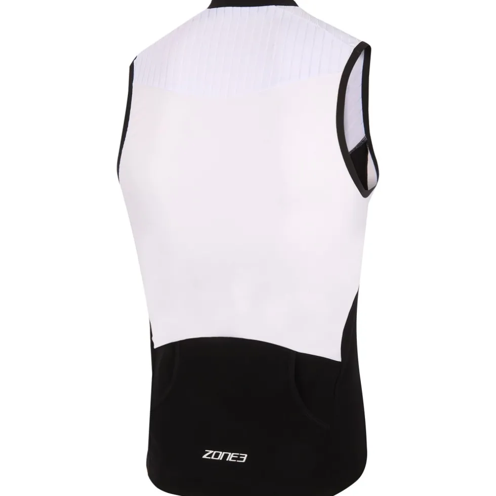 Zone3 Lava Long Distance Tri Tank Heren - zwart/wit/rood