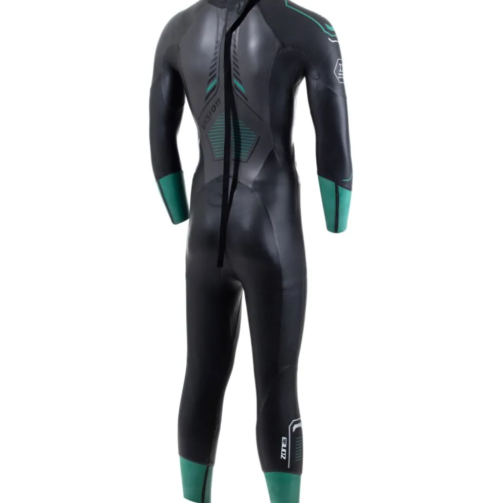 Zone3 Terraprene® Vision Wetsuit Heren - zwart/forest green