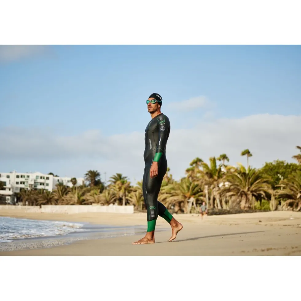 Zone3 Terraprene® Vision Wetsuit Heren - zwart/forest green