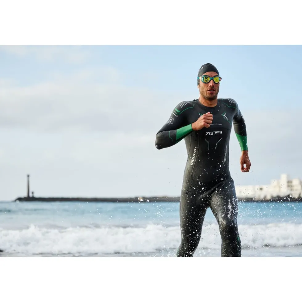 Zone3 Terraprene® Vision Wetsuit Heren - zwart/forest green