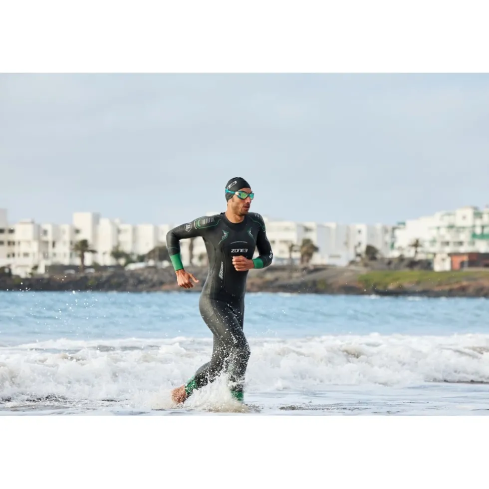 Zone3 Terraprene® Vision Wetsuit Heren - zwart/forest green