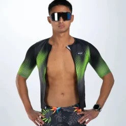 T-Shirts & Tops < ZOOT LTD Aero Triatlon-Shirt Heren - tropical magic
