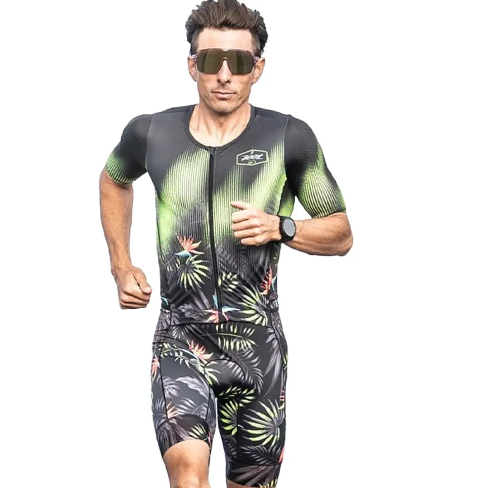 ZOOT LTD Aero Full Zip Skinsuit Heren - tropical magic