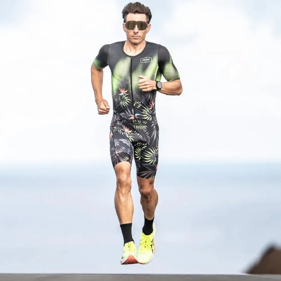 ZOOT LTD Aero Full Zip Skinsuit Heren - tropical magic