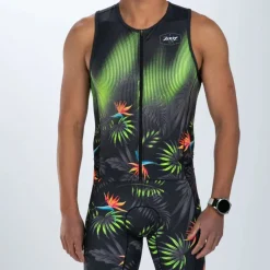 ZOOT LTD Full Zip Skinsuit zonder Mouwen Heren - tropical magic