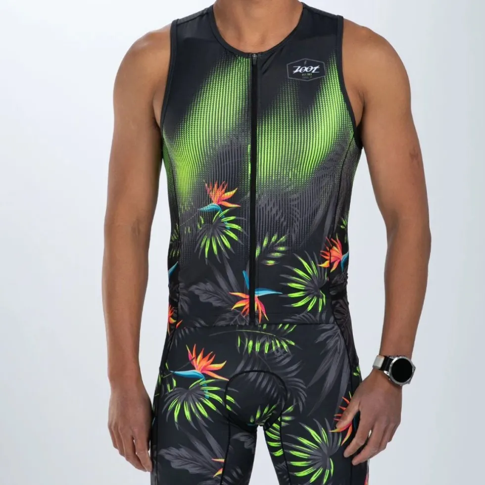 ZOOT LTD Full Zip Skinsuit zonder Mouwen Heren - tropical magic