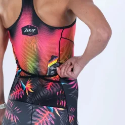ZOOT LTD Full Zip Skinsuit zonder Mouwen Dames - tropical magic