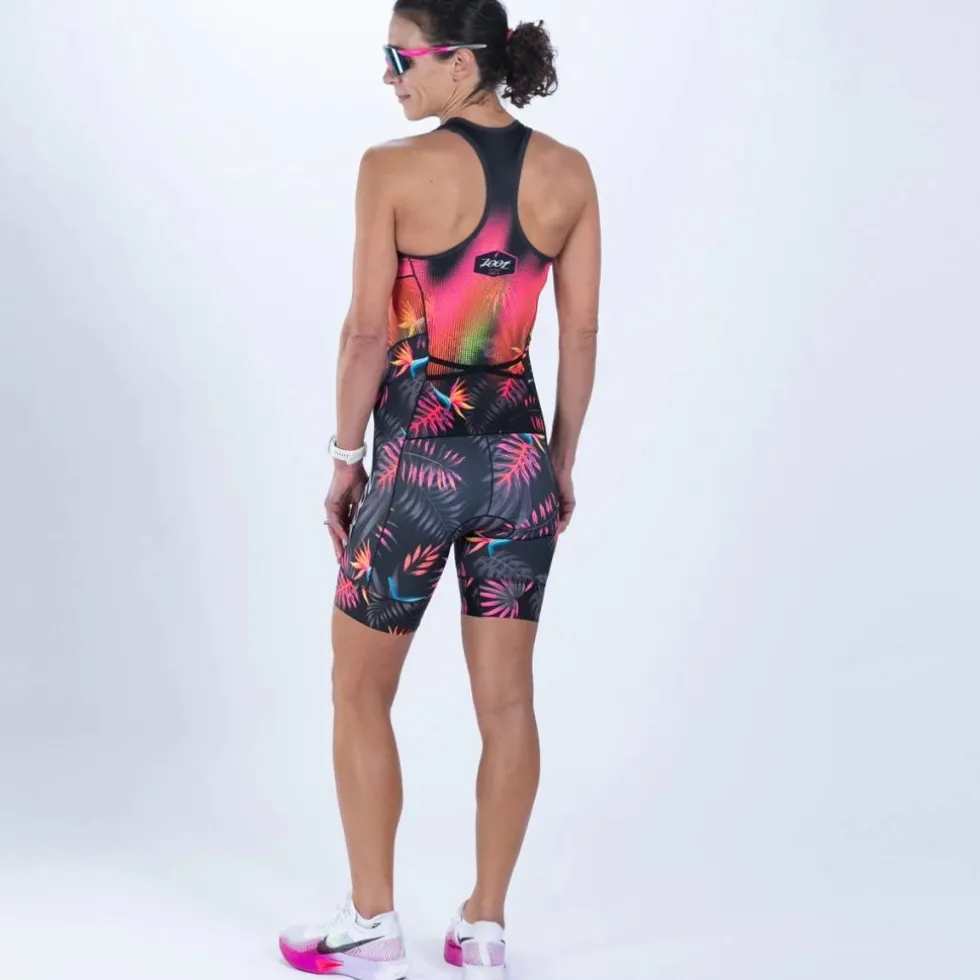 ZOOT LTD Full Zip Skinsuit zonder Mouwen Dames - tropical magic