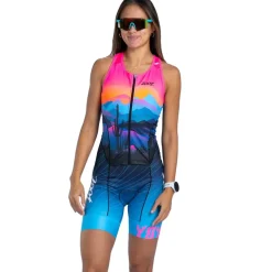 ZOOT LTD Full Zip Skinsuit zonder Mouwen Dames - elements