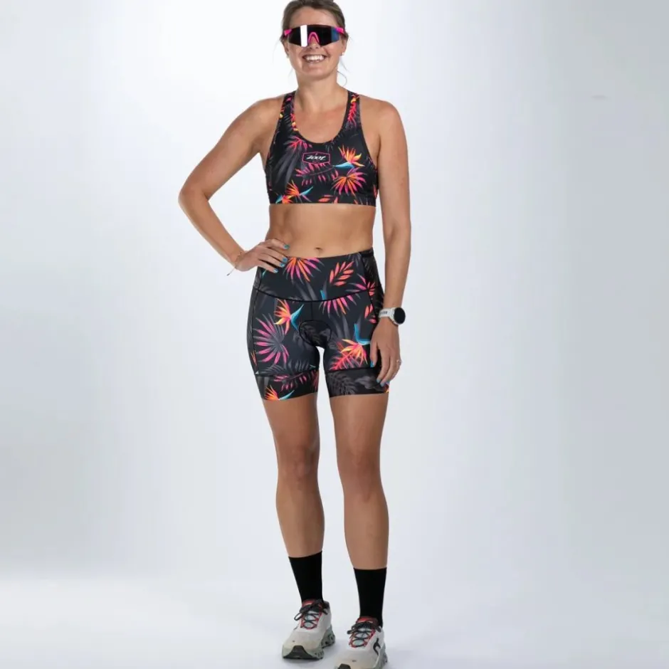 Broeken < ZOOT LTD 6" Triatlon-Short Dames - tropical magic