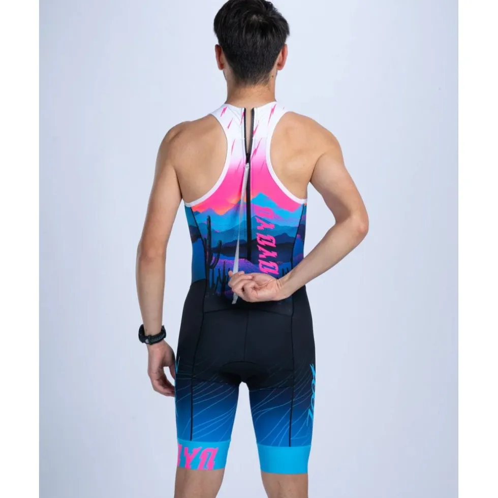 ZOOT Sprint Hyperglide Backzip Trisuit Heren - elements